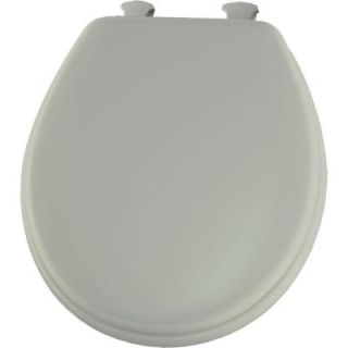 Round Closed Front Toilet Seat in Silver 450EC 162