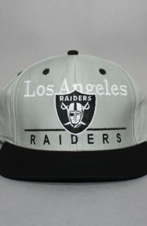 123SNAPBACKS Los Angeles Raiders Snapback HatLogo UnderlineGryBlk