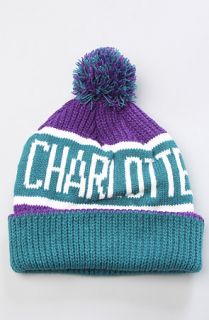 47 Brand Hats The New Orleans Hornets Calgary Pom Beanie in Teal