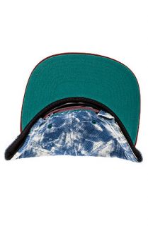 Mitchell & Ness Snapback Hat The Mighty Ducks Blue Acid Wash Denim 2 Tone Snapback Hat in Acid Wash Blue
