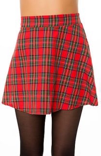 O Mighty Skirt The Grunge Plaid in Red