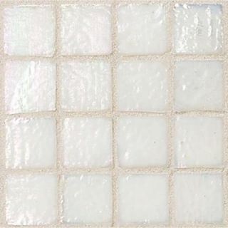 Daltile Egyptian Glass Cotton 12 in. x 12 in. x 6 mm Glass Face Mounted Mosaic Wall Tile EG1522PM1P