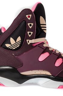 adidas Sneaker adidas GLC Sneaker in Light Maroon, Black, and Ultra Pop Pink