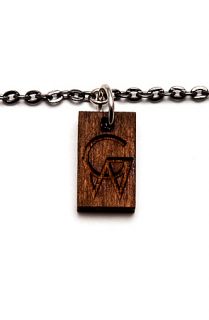 GoodWood Jewelry The Master Key Necklace in Zebra Wood.