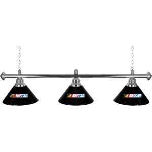 Trademark Global NASCAR 60 in. Three Shade Hanging Billiard Lamp NASCAR4800