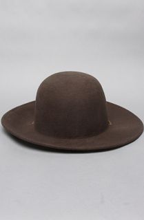 Brixton The Tiller Hat in Olive Felt