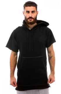 Prolific The Nobu Cutoff Hoodie in Black Terry