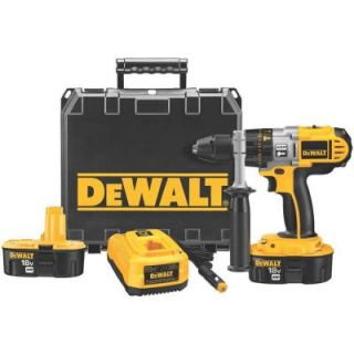 DEWALT 18 Volt Ni Cad Cordless 1/2 in. Hammerdrill/Drill/Driver with Vehicle Charger DCD950VX