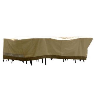 Patio Armor Deluxe Rectangular Patio Table and Chair Set Cover SF40285