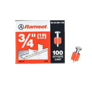 Ramset 3/4 in. Drive Pins (100 Pack) 00747