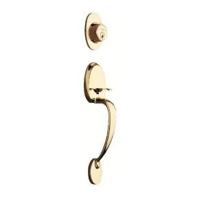 Brinks Home Security Polished Brass Doorlock Handleset 2057 105 1