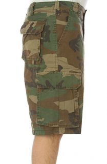 Rothco Shorts Vintage Paratrooper Cargo in Olive Camo