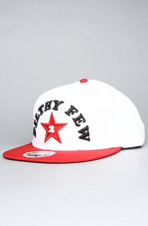 TRUKFIT The Filthy Few Snapback Cap in White Red