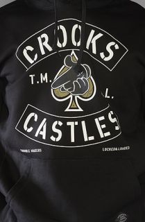 Crooks and Castles The Airgun Spades Hoody in Black
