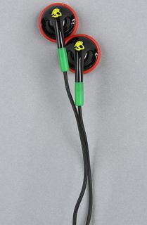 Skullcandy The Fix Bud Earbuds with Mic in Rasta