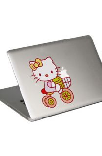 Yamamoto Industries Macbook HD Decal Hello Kitty on bike