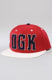 DGK The Graduate Snapback in Red White