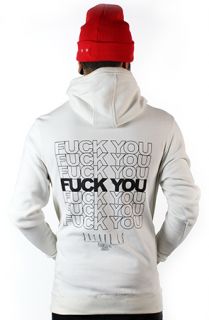 Entree LS F YOU MICKEY White Hoodie