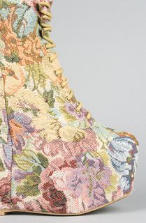Jeffrey Campbell The Damsel Shoe in Natural Floral