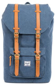 Herschel Supply Co. The Little America Backpack in Washed Navy Canvas
