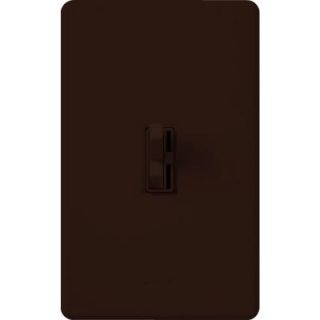 Lutron Toggler 150 Watt Single Pole/3 Way CFL LED Dimmer   Brown AYCL 153P BR