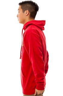 Fly Society The All Gold Pullover Hoody in Red