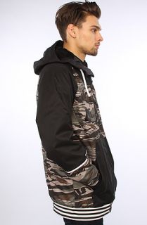 Analog The Greed Jacket in Wind Camo True Black