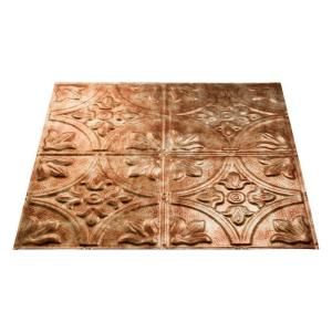 Fasade 4 ft. x 8 ft. Traditional 2 Bermuda Bronze Wall Panel S51 17