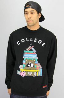 Entree LS MISUNDERSTOOD COLLEGE Black Crewneck