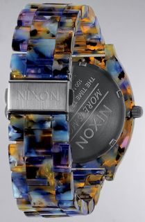 Nixon The Time Teller Acetate Watch in Watercolor