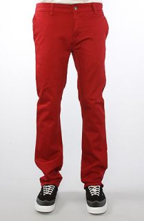 KR3W Pants K Slim Fit Chino in Red