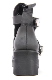 Jeffrey Campbell Boot Leather Cutout in Black