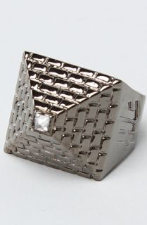Han Cholo The His Pyramid Ring in Brass Plated Gun Metal
