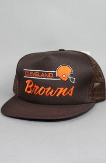 Vintage Deadstock Cleveland Browns Snapback HatBrown