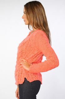 Free People Sweater Hot Tottie Pullover in  Pink