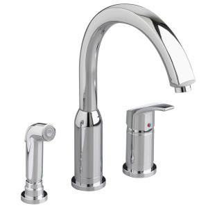 American Standard Arch Single Handle Side Sprayer Kitchen Faucet in Polished Chrome 4101.301.002