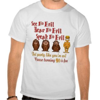40th Birthday Party Gifts T Shirts