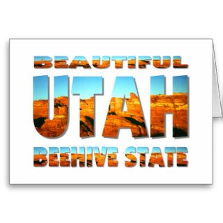 Utah Beehive State Cards