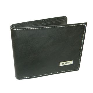 Torino Cowhide Leather Horizontal Flap Bi fold Wallet