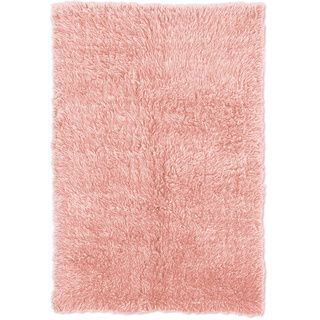 Flokati Heavy Pastel Pink Rug (8 X 10)