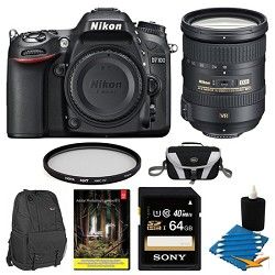 Nikon D7100 DX Format Digital HD SLR Body 64GB SD and 18 200mm Lens Bundle with