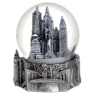 Classic Silver New York 65mm Snow Globe
