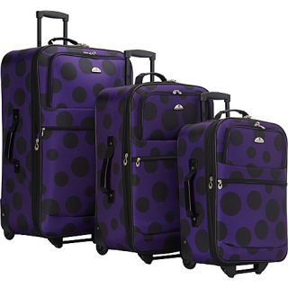 Tokyo Collection 3 Piece Luggage Set EXCLUSIVE Purple   American