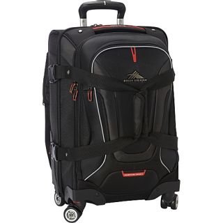 AT7 Carry on Spinner duffel with backpack straps Black   High Sierra