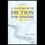 Handbook of Diction for Singers