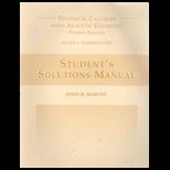 Technical Calculus with Analytic Geometry (Student Solutions Manual)