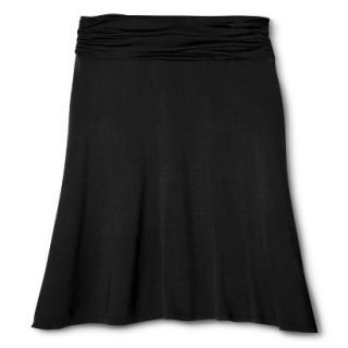 Merona Womens Jersey Knit Skirt   Black   M