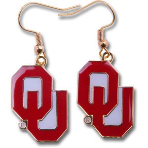 Oklahoma Sooners AMINCO INC. Logo Earrings
