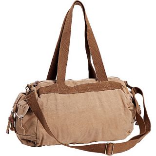 Casual Messenger Boat Bag 15 Khaki   Vagabond Traveler All Pu