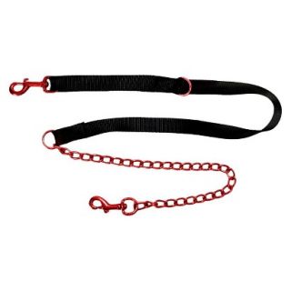 Platinum Pets Coated Hands Free Leash with Black Nylon Handle   Red (68 x 4mm)